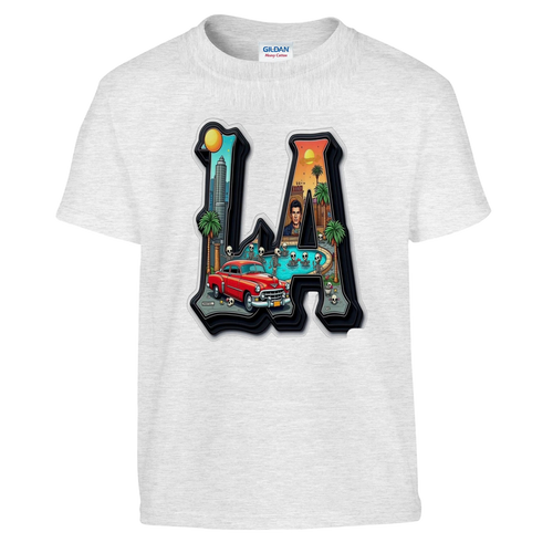 Los Angeles Graphic T-Shirt - Heavyweight Comfort Fit