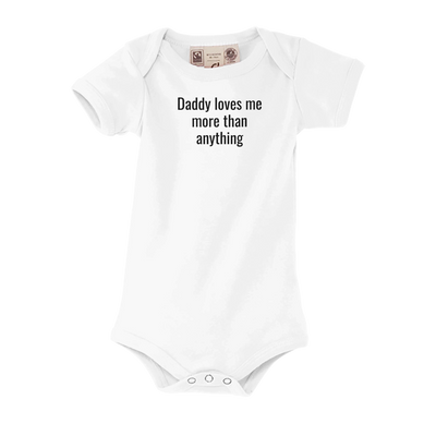 Daddy loves me Baby Sleeve Bodysuit