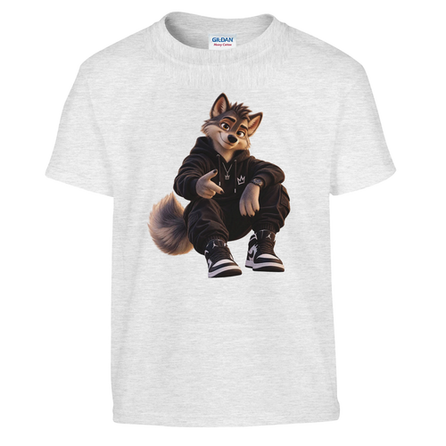 Classic Kids Crewneck T-shirt | Gildan® 5000B Ash